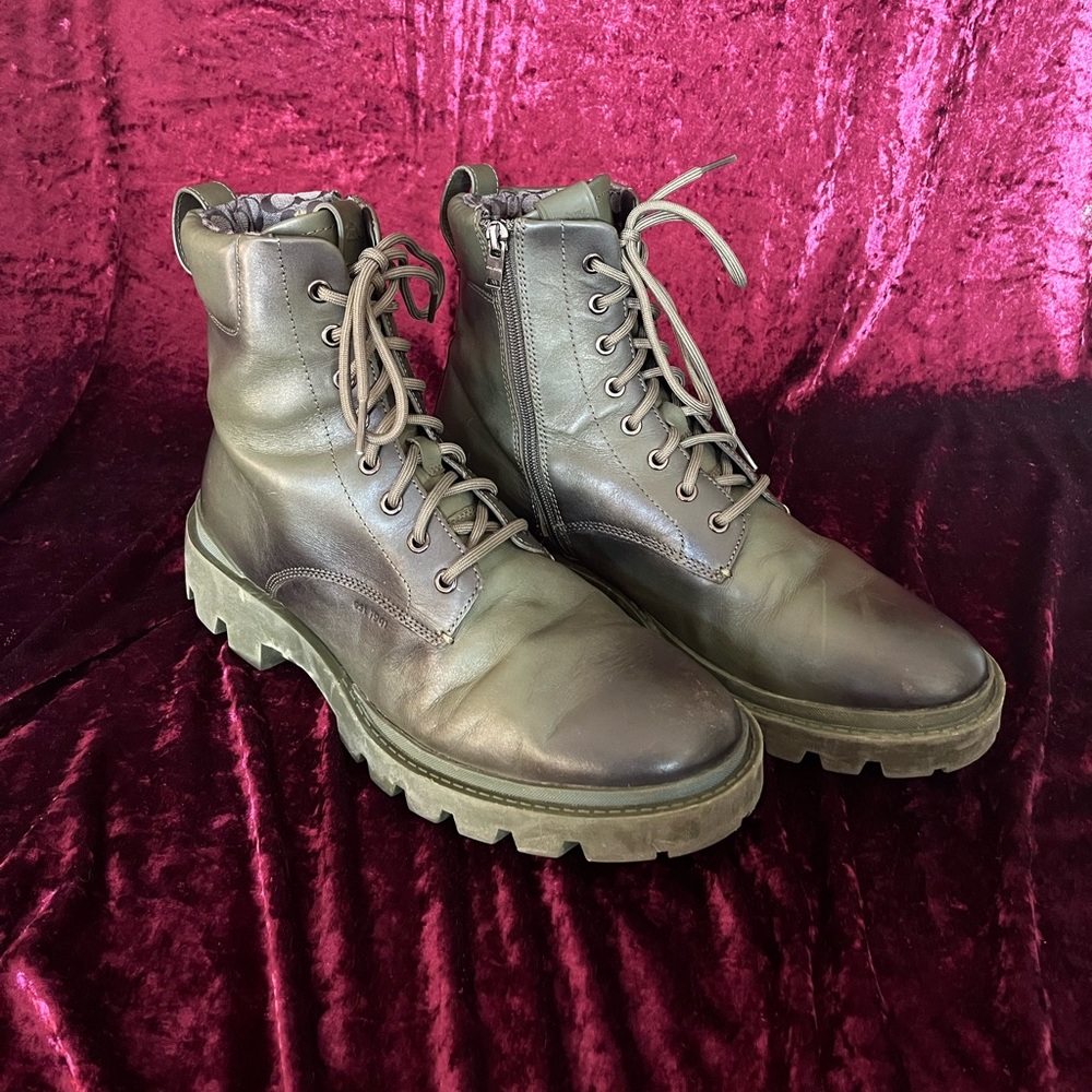 Coach Citysole Boots Green Size 10.5